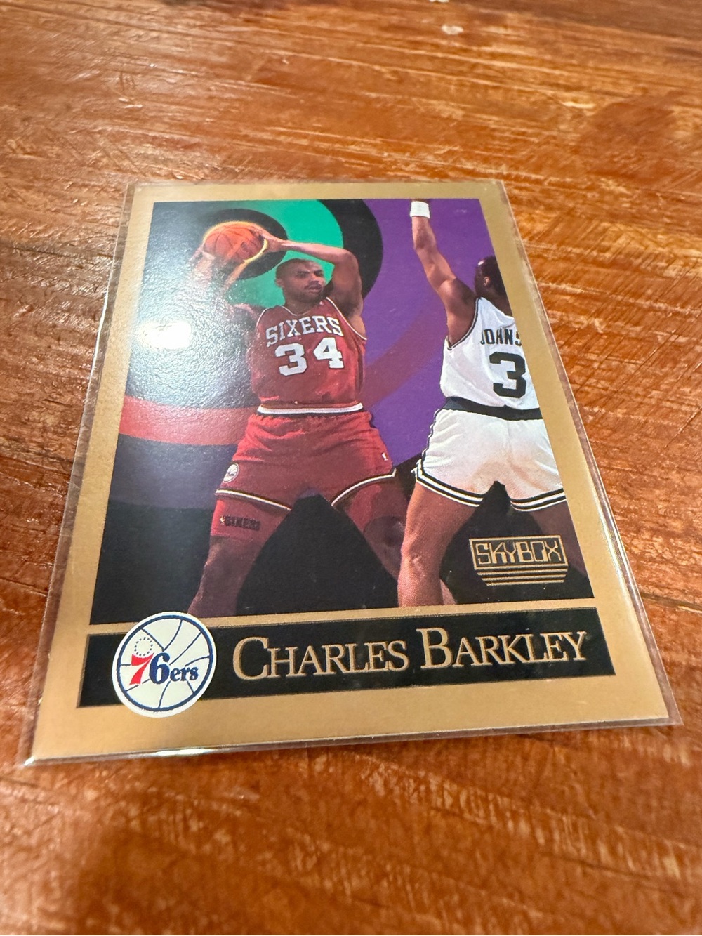 NBA Charles Barkley Trading Card - Red, Gold, Black, Purple